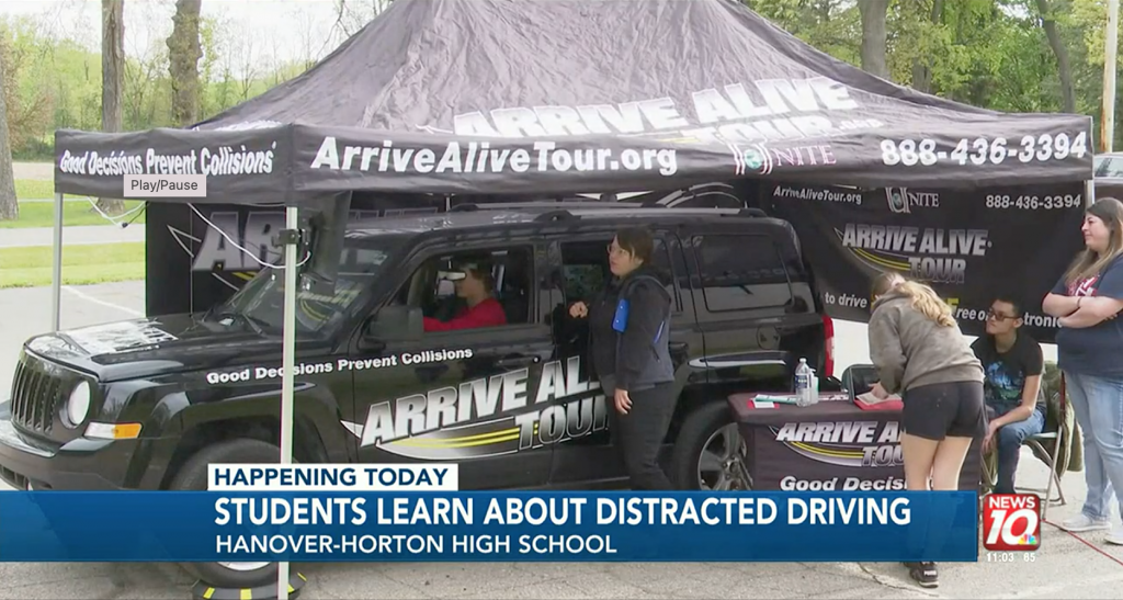 Students Learn about Distracted Driving