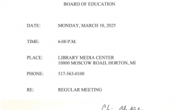 March 2025 Board Meeting Notice